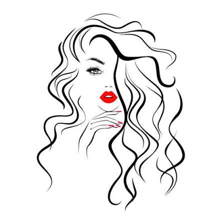 Beauty girl showing nails